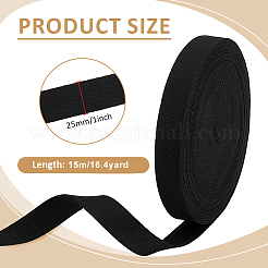 1 Roll Cotton & Linen Grosgrain Ribbon&nbsp;OCOR-BC0009-01B