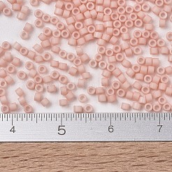 MIYUKIデリカビーズ  シリンダー  日本製シードビーズ  11/0  （db1513)マット不透明ライトサーモン  1.3x1.6mm  穴：0.8mm  約20000個/袋  100 G /袋&nbsp;SEED-J020-DB1513