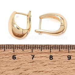 Brass Hoop Earrings for Women&nbsp;KK-CBACA55-21G
