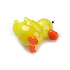Handmade Lampwork Miniature Duck Ornaments&nbsp;LAMP-C011-01