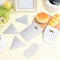 6Pcs Cake Cream 430 Stainless Steel Scraper&nbsp;AJEW-WH0410-142