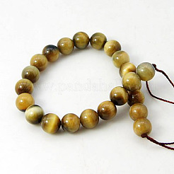 Natural Tiger Eye Beads Strands&nbsp;G-G099-8mm-9