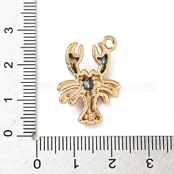 Alloy Enamel Pendants&nbsp;PALLOY-P313-05G-01