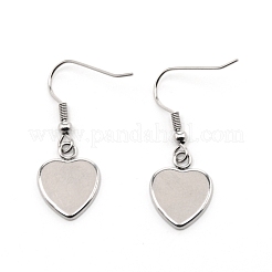 304 Stainless Steel Earring Hooks&nbsp;STAS-WH0022-54