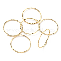 201ステンレススチールオープン丸カン  ゴールドカラー  0.9~1.8x20.5mm  内径：18.5mm&nbsp;STAS-K259-01G