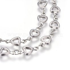 Non-Tarnish 3.28 Feet 304 Stainless Steel Link Chains&nbsp;X-STAS-P219-08