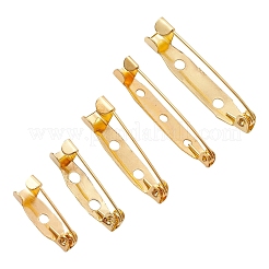 50Pcs 5 Styles Alloy Brooch Findings&nbsp;PALLOY-CJ0002-75