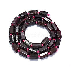 天然石ガーネットビーズ連売り  ナゲット  6~12x6~7mm  穴：0.8mm  約26~35個/連  15.55''~16.14''（39.5~41センチメートル）&nbsp;G-O170-133