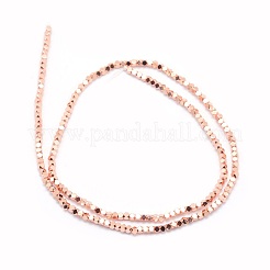 Electroplate Non-magnetic Synthetic Hematite Beads Strands&nbsp;G-L485-10C-RG