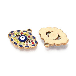 304 Stainless Steel Rhinestone Pendants&nbsp;STAS-N110-49B-G