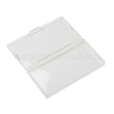 クリアプラスチックビーズ収納ケース  長方形  透明  15x8x1.85cm&nbsp;LS-CON-XCP0002-15-1