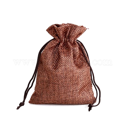 長方形のポリエステル製収納バッグ  巾着袋包装袋  シエナ  14x10cm&nbsp;PW-WG24103-47-1-1