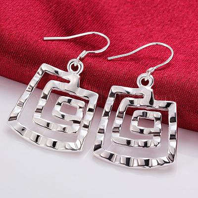 Screw Shape Brass Dangle Earrings&nbsp;EJEW-BB11986-1