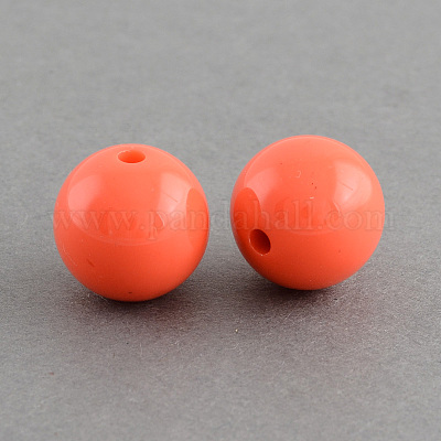 Chunky Bubblegum Round Acrylic Beads&nbsp;SACR-S044-8mm-04-1
