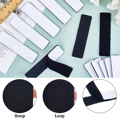 20pcs Self-adhesive Nylon with Polyester Hook and Loop Tapes&nbsp;AJEW-SP0003-22C-1