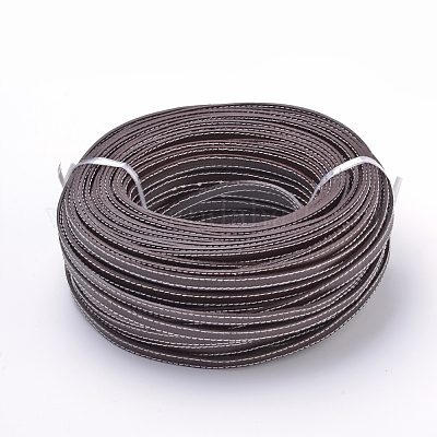 レザーコード  ステッチング  サドルブラウン  10x2mm  約50ヤード/束（150フィート/束）&nbsp;WL-T001-10x2-03-1