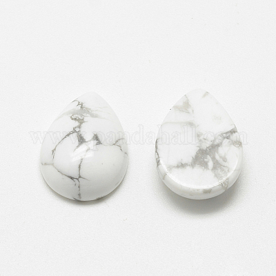 Natural Howlite Cabochons&nbsp;G-R417-10x14-29-1