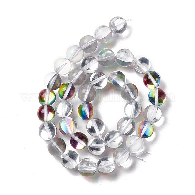 Synthetic Moonstone Beads Strands&nbsp;G-E573-02C-21-1