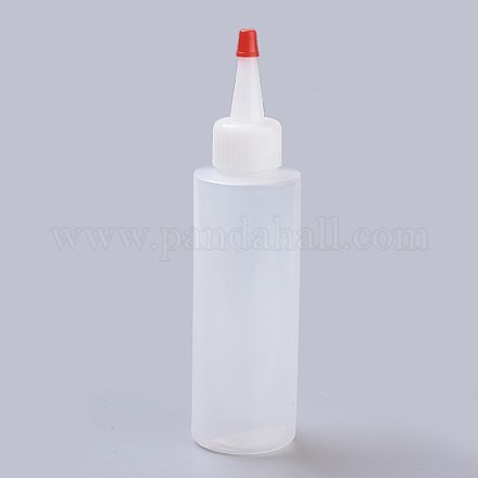 プラスチック接着剤液体容器 ボトルディスペンサー 透明 4.1x16.2cm