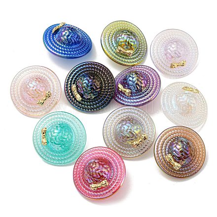 Acrylic with Alloy Pendant FIND-Z030-11G-1