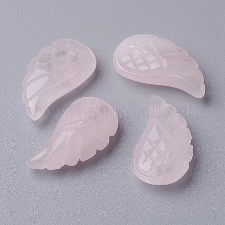 Natural Rose Quartz Pendants G-E435-C-17-1