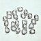 Imitation Austrian Crystal Beads, Grade AAA, Faceted, teardrop, Clear, 8x6x3.5mm, Hole: 0.7~0.9mm
