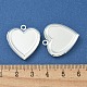Rack Plating Heart Brass Locket Pendants&nbsp;KK-T071-11S-3