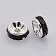 Brass Rhinestone Spacer Beads&nbsp;RB-A014-Z6mm-02S-NF-2