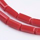 Opaque Glass Beads Strands&nbsp;EGLA-F123-3x6mm-NC03-3