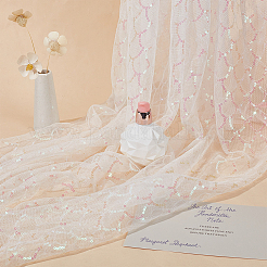 Polyester Lace Fabric&nbsp;DIY-WH0409-97A