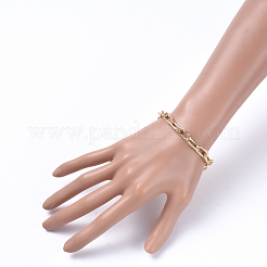 Aluminum Paperclip Chain Bracelets&nbsp;BJEW-JB05167-01