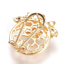 Brass Stud Earrings&nbsp;EJEW-P160-02G-NF