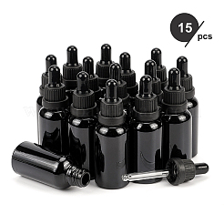 Diyドロッパーボトルキット  ガラススポイトボトル付き  プラスチックファンネルホッパー＆3ml使い捨てスポイト  黒板のステッカーラベル  ミックスカラー  10.1cm  15pc&nbsp;DIY-BC0003-13B