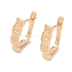 Brass Hoop Earrings for Women&nbsp;KK-CBACA55-09G