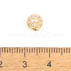 Ion Plating(IP) Cubic Zirconia Beads&nbsp;KK-O146-02A-G