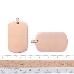 Ion Plating(IP) 304 Stainless Steel Pendants&nbsp;LS-STAS-I311-03A-RG