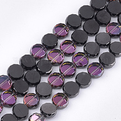 Electroplate Glass Beads Strands&nbsp;EGLA-S176-6A