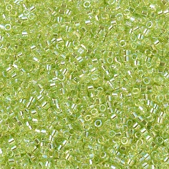 MIYUKIデリカビーズ小  シリンダー  日本製シードビーズ  15/0  （dbs0174)透過チャート再利用ab  1.1x1.3mm  穴：0.7mm  約3500個/10g&nbsp;X-SEED-J020-DBS0174
