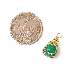 Dyed Natural White Jade Pendants&nbsp;PALLOY-JF03396-05