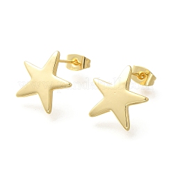 Brass Stud Earrings&nbsp;EJEW-B118-03G