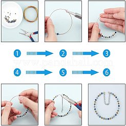 15 Colors Electroplate Glass Beads&nbsp;EGLA-JP0002-02B-4mm