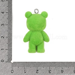 Flocky Resin Pendants&nbsp;RESI-S06-02