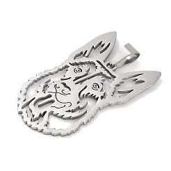 304 Stainless Steel Pendants&nbsp;STAS-R135-21P