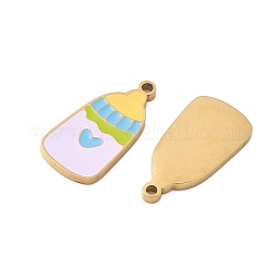 304 Stainless Steel Enamel Pendants&nbsp;STAS-G360-04G-03