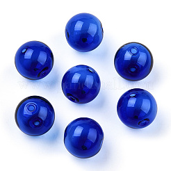 Transparent Blow High Borosilicate Glass Globe Beads&nbsp;GLAA-T003-09F