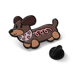 Dachshund with Bib Enamel Pins&nbsp;JEWB-Z048-08EB-02