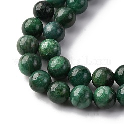 Natural Fuchsite Beads Strands&nbsp;G-K393-A02-8mm
