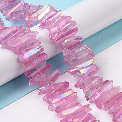 Natural Quartz Crystal Points Beads Strands&nbsp;G-K181-B12