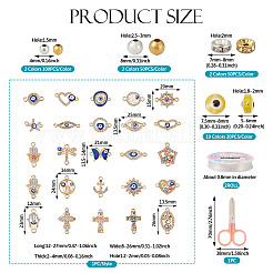 DIY Evil Eye Bracelet Making Kit&nbsp;DIY-TA0004-42