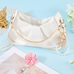 1 Set Resin Pearl Beaded Bag Decorative Chains&nbsp;AJEW-CL0006-06